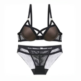 Mesh Strap Design Women's Lingerie Set