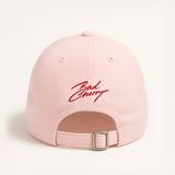 Cherry Bomb Statement Cap – Blush Pink