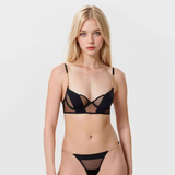 Thin Mesh Chain Suspender Sexy Lingerie Set