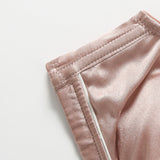 Lustrous Silk Pleated Cup Bra