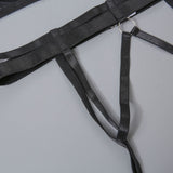 Bondage Leg Strap Lingerie Set