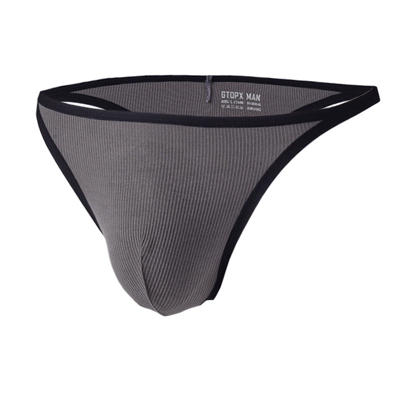 Ribbed U-Front Open-Back Sexy G-String