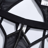 Mesh See-Through Suspender Sexy Lingerie Set