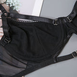 Bondage Leg Strap Lingerie Set