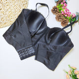 Chest Chain Tassel Beaded Boned Corset Top