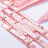Strap Mesh Sheer Hollow Lingerie Set