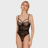 Sleek Lace Fitted Bodysuit