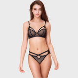 Sexy Mesh Suspender Lingerie Set
